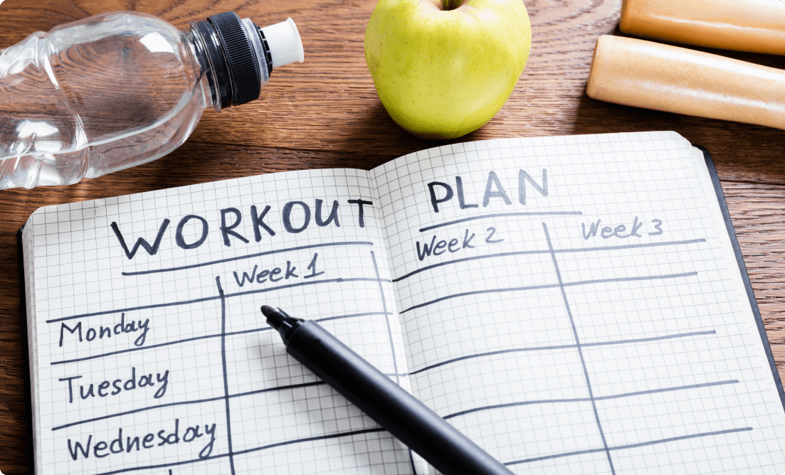  Workout plan Journal